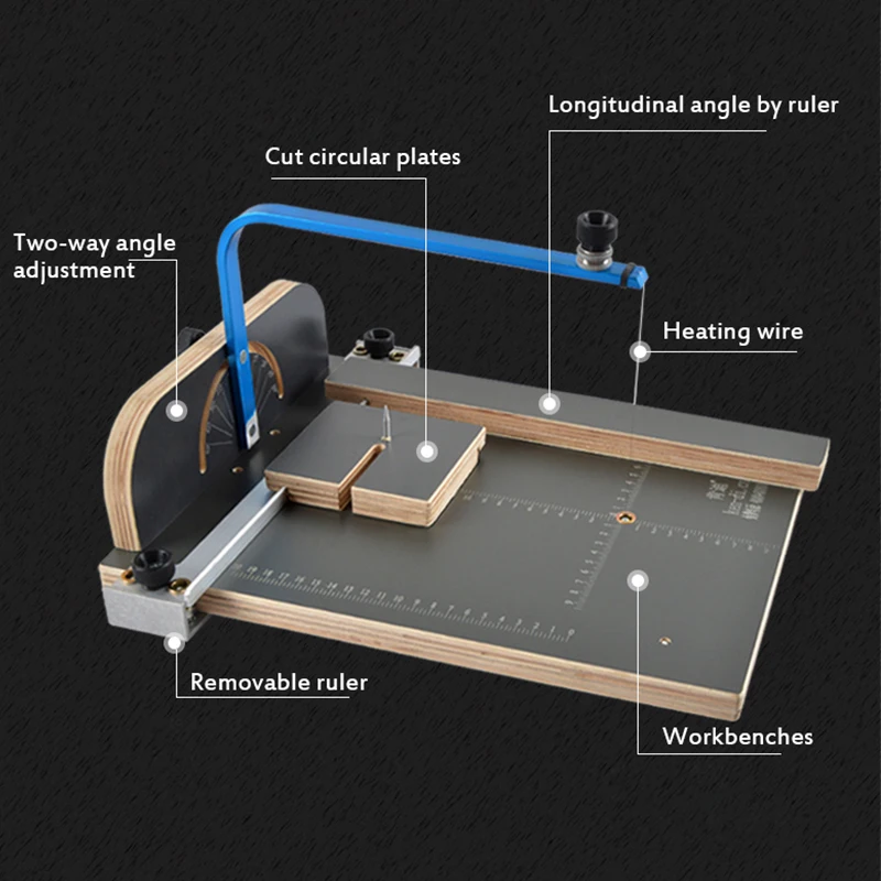 ماكينة قطع الإسفنج الكهربائية  - مراجعة Hot Wire Foam Cutting Table Machine وسعره