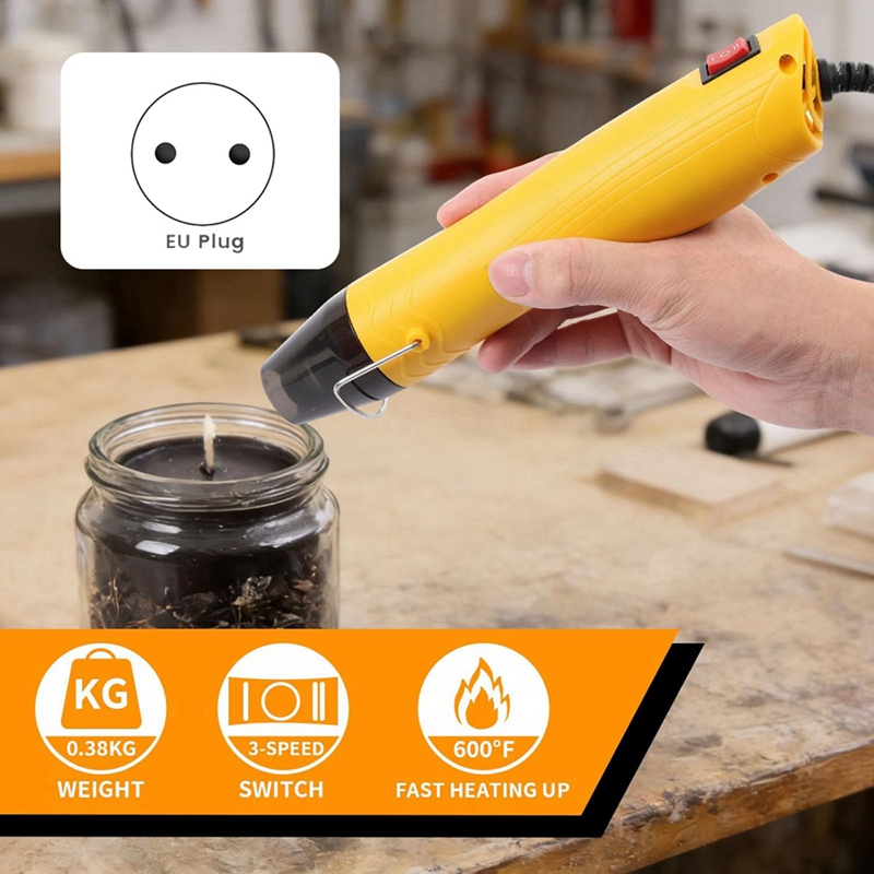 مسدس حراري DT16 بقوة 350 واط ل - مراجعة Craft Heat Gun Dual Temperature Shrink وسعره