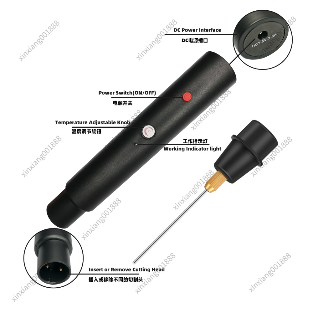 لقلم قطع الرغوة السلكية الساخن - مراجعة Electric Hot Wire Foam Cutter Pen 10Cm وسعره