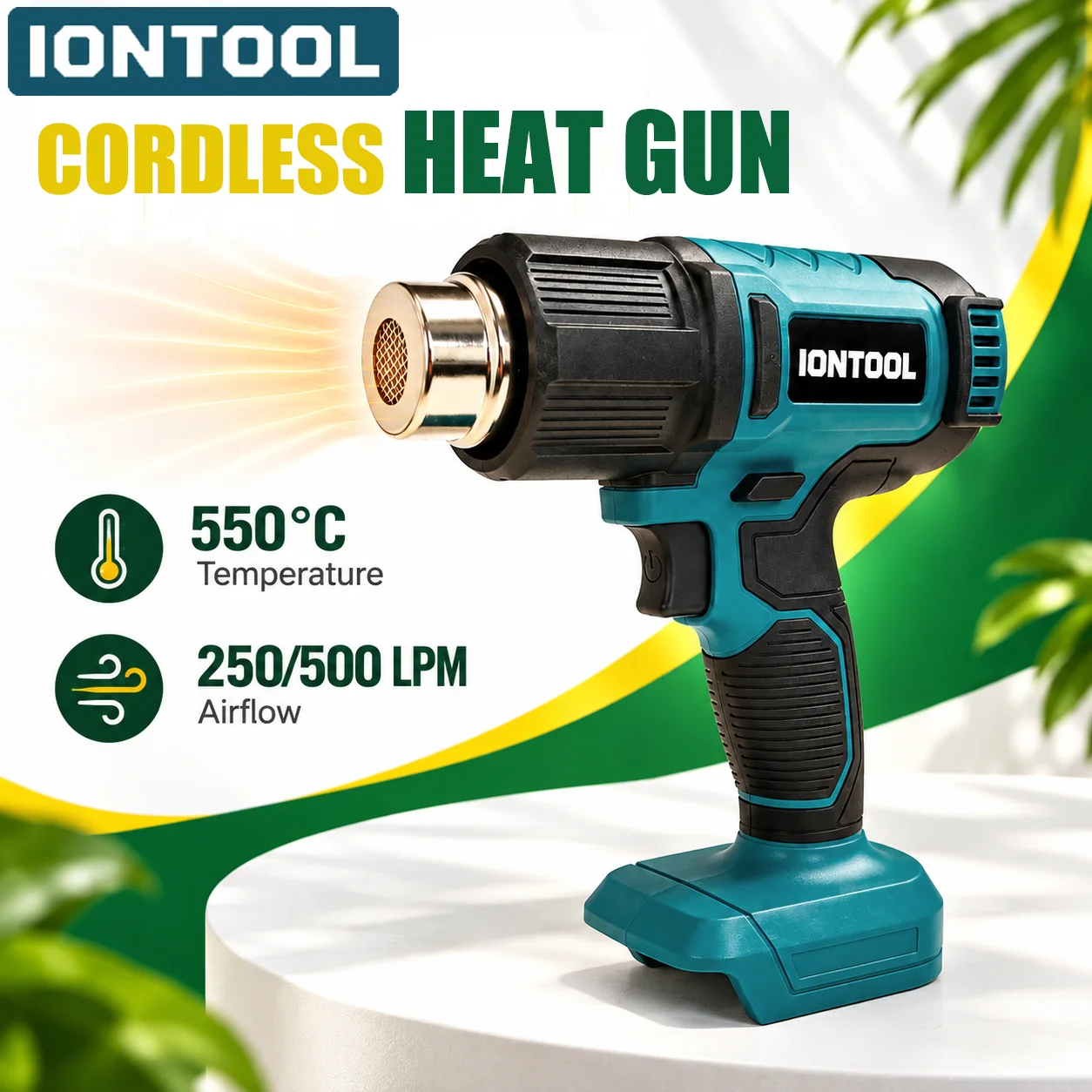 آيون تول 550 ℃   مسدس حراري لا - مراجعة Craft Heat Gun Dual Temperature Shrink وسعره